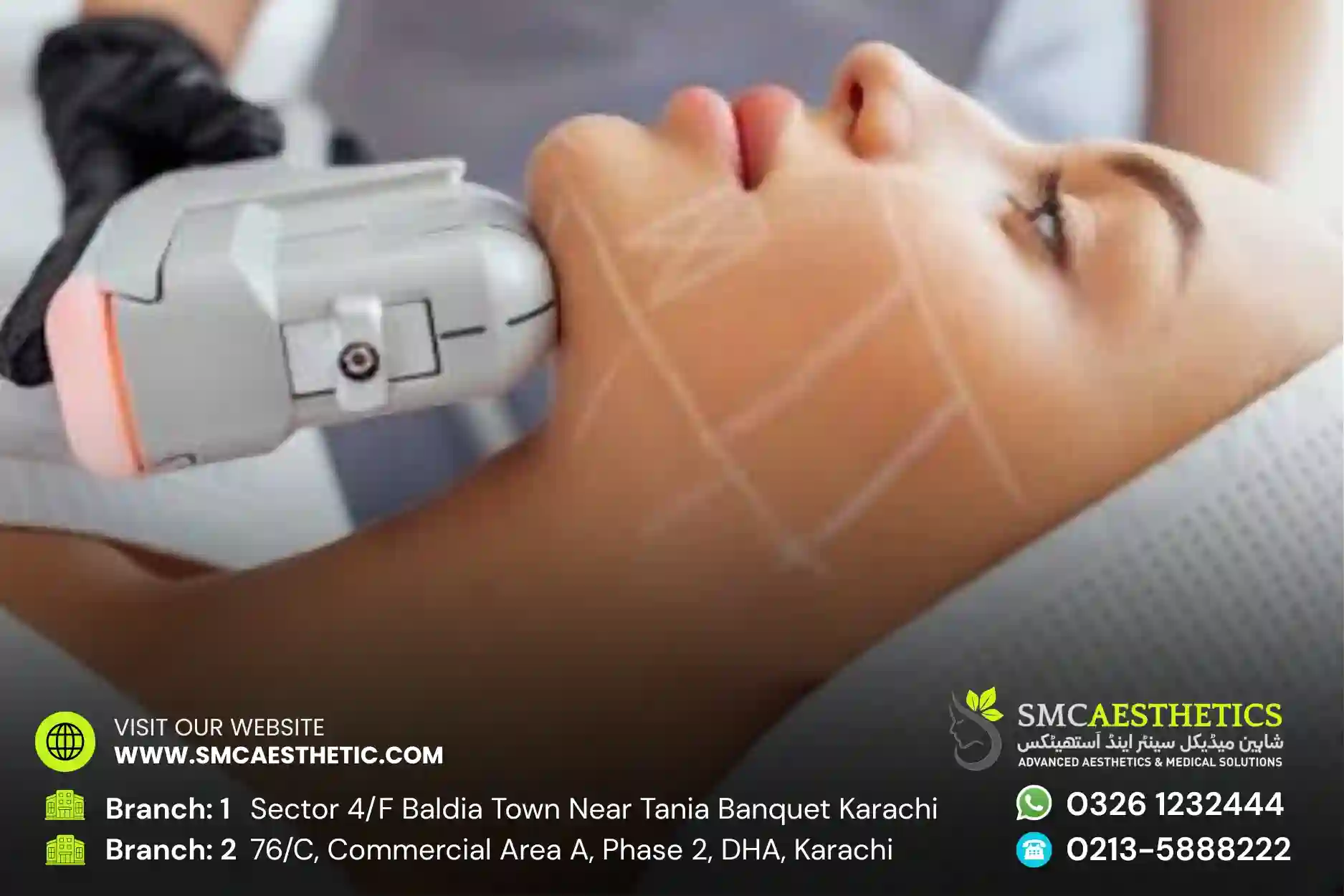 HIFU Treatment in Karachi - Non-Surgical Face Lift at SMC Aesthetics